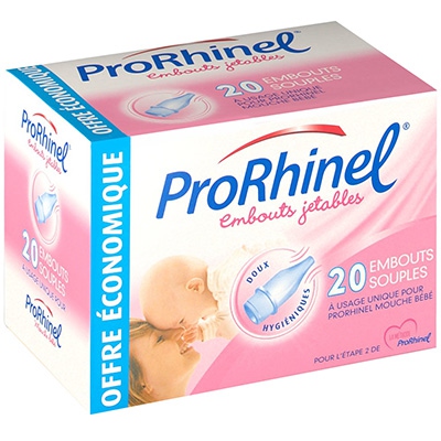 Novartis Prorhinel 10 Embouts Jetables Souples - Pharmacie Grande