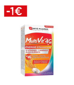  Forte pharma MultiVit' 4G Energie, 30 comprimés effervescents