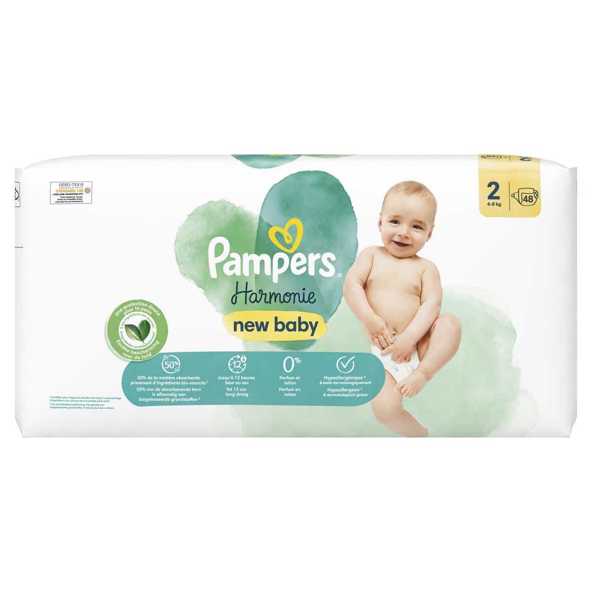 Pampers Premium Protection Couches Taille 0 22 unités