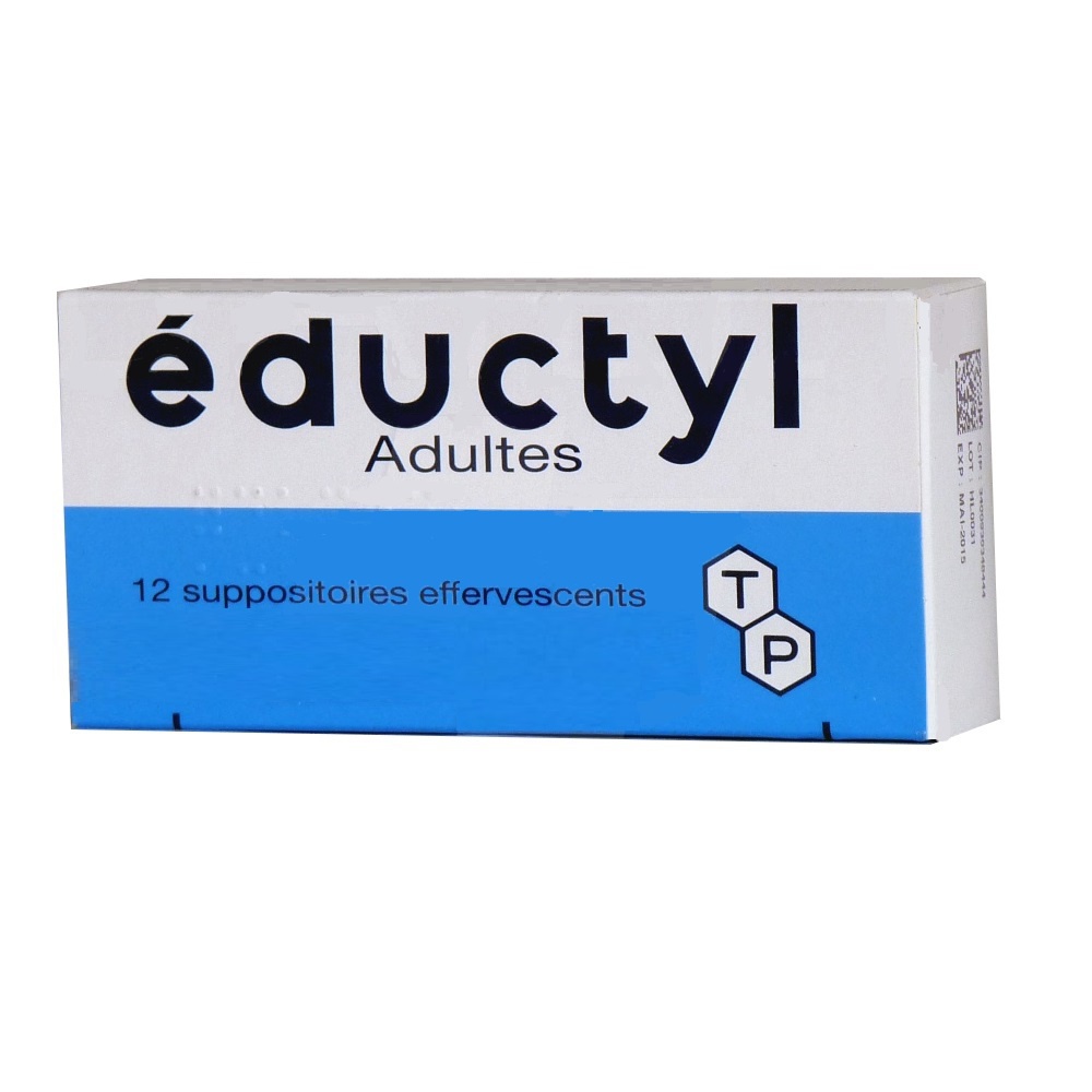 EDUCTYL Adultes - 12 suppositoires - Pharmacie des Halles