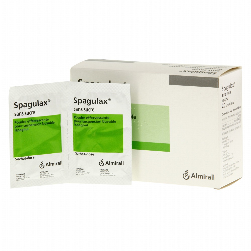 SPAGULAX Sans Sucre Poudre Effervescente - 20 sachets 3.0 g ...
