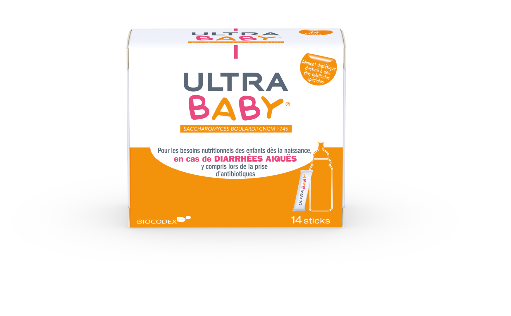 Ultra Baby, 14 sticks  Biocodex - Parapharmacie Boticinal