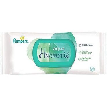 WATERWIPES Lingettes Bébé 100% naturelles - Lot de 5x60