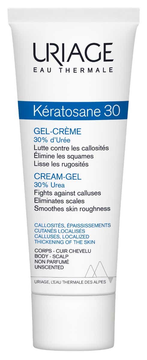 KERATOSANE 30 - Gel-Crème 30% d'Urée Anti-Callosités - Corps et Cuir Chevelu - Peaux Très Sèches, 75ml - Pharmacie du RER la défense