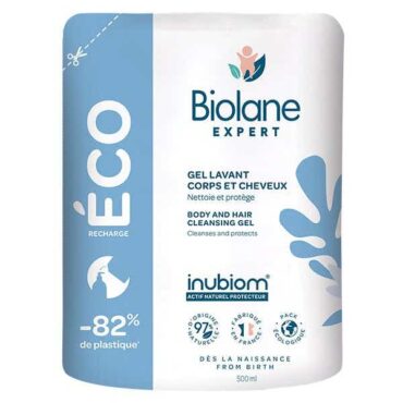 BIOLANE EXPERT - Gel Lavant Corps et Cheveux Bio, 500ml - Pharmacie du RER  la défense