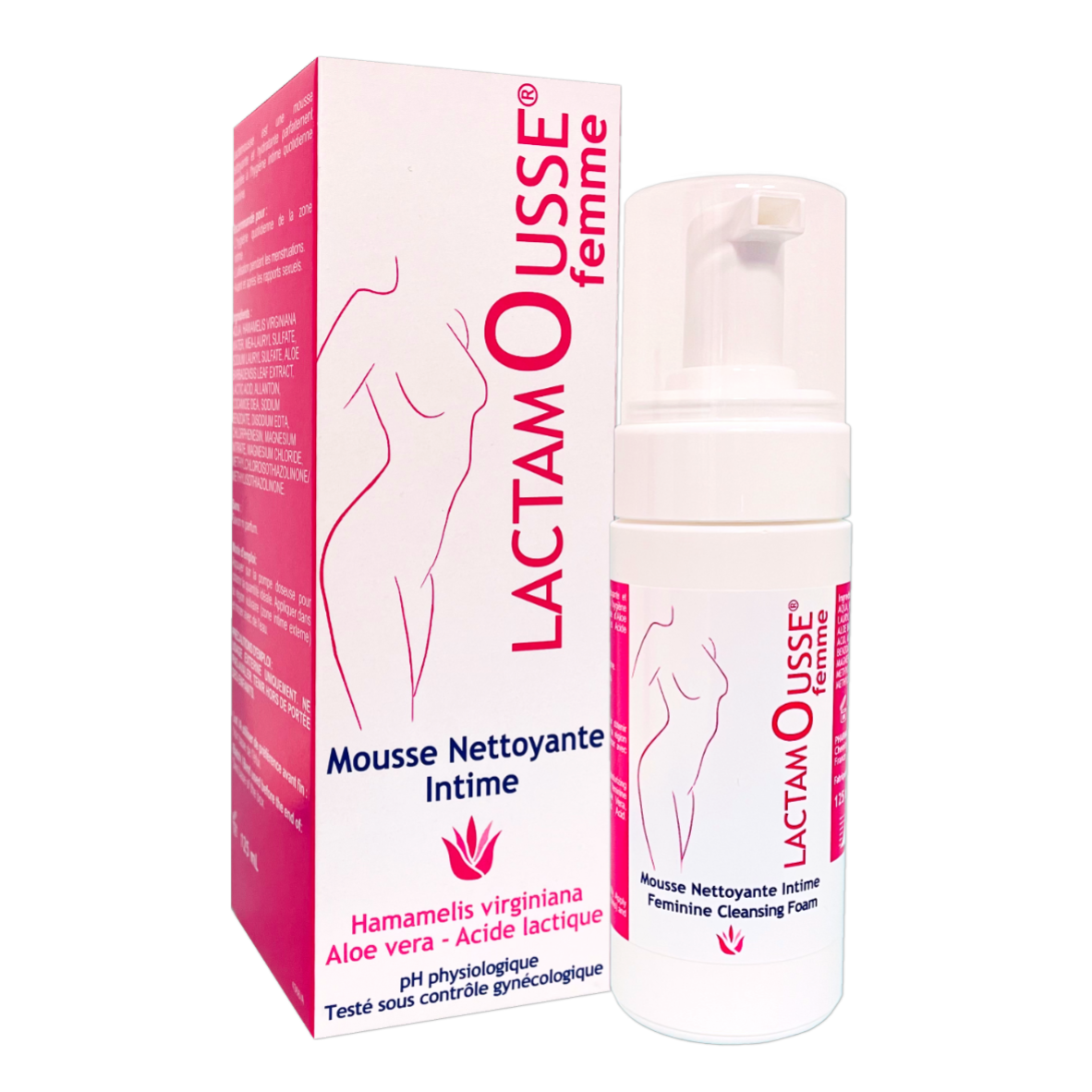 LACTAMOUSSE Femme Mouse Nettoyante intime 125 ml en vente en pharmacie
