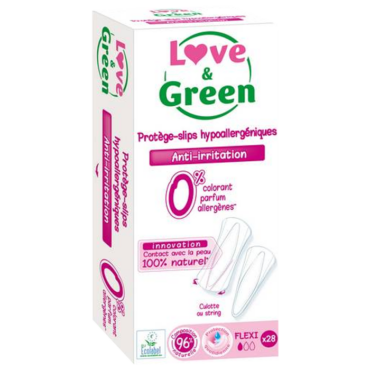 Love & Green Protège-slips Flexi x 28 