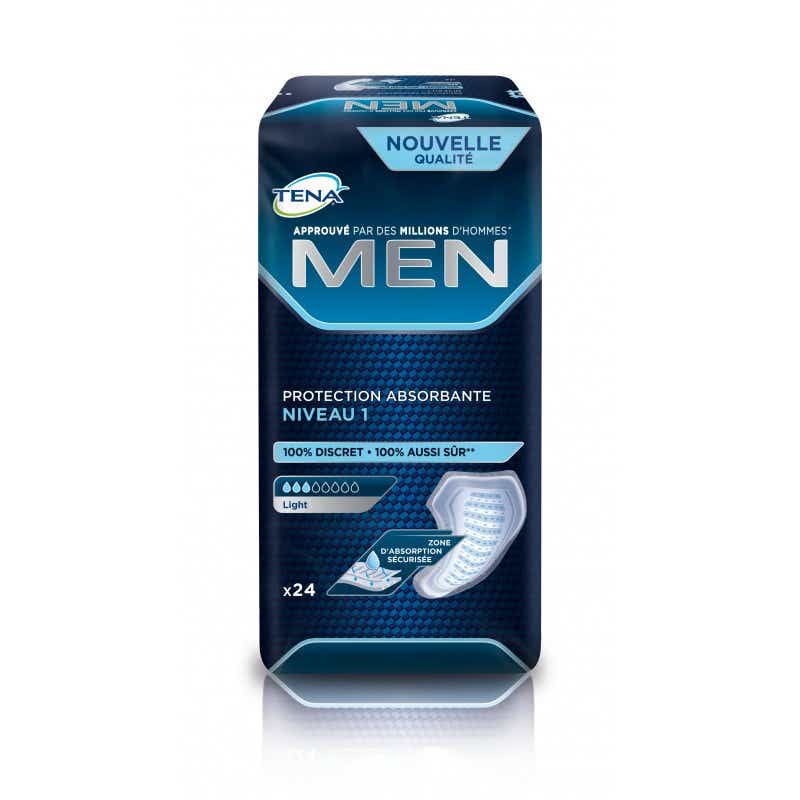 TENA Men Premium Fit Sous-Vêtement de Protection Niveau 4 Taille M 12 unités