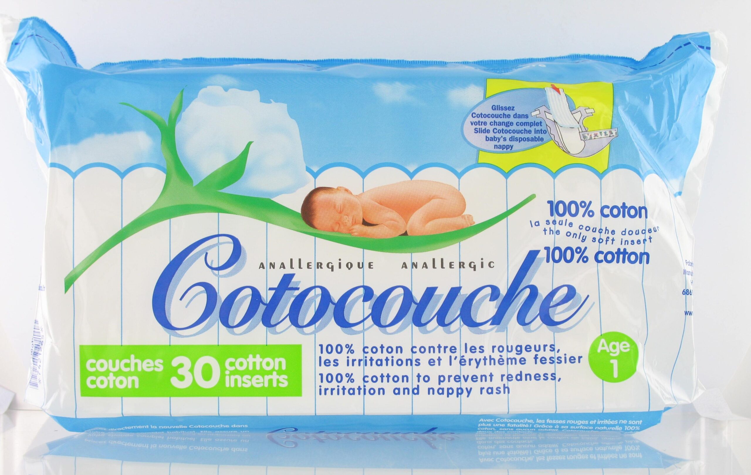 Couche Coton 1er âge 30.0 unités - Pharmacie Opéra